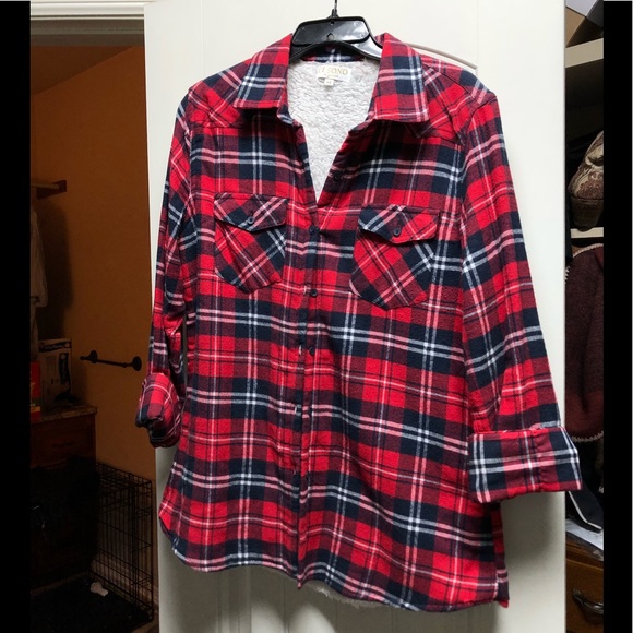 wool lined flannel jacket